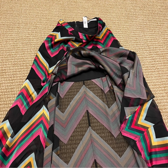 Alice + Olivia Multi Chevron Matching Two Piece Set 4/Small NWT - Picture 10 of 15